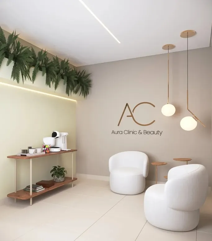 Recepção da Aura Clinic & Beauty